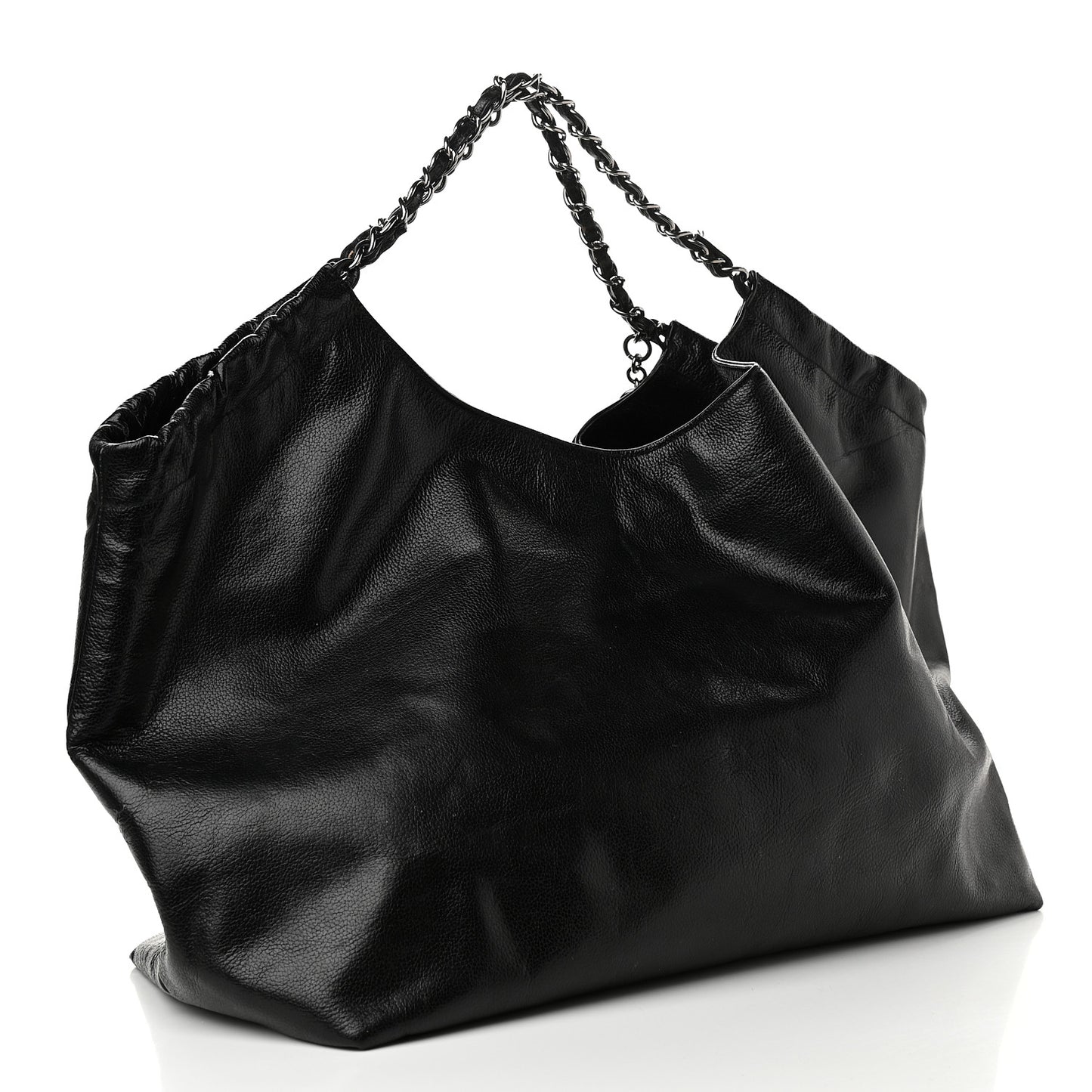 Calfskin Large Coco Cabas Black