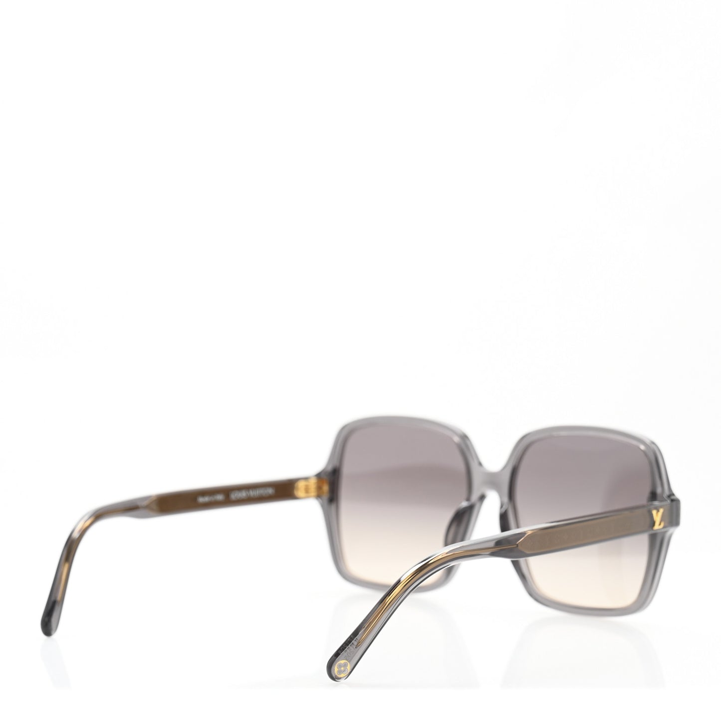 Acetate Aura Square Sunglasses Z2819W Anthracite Gray