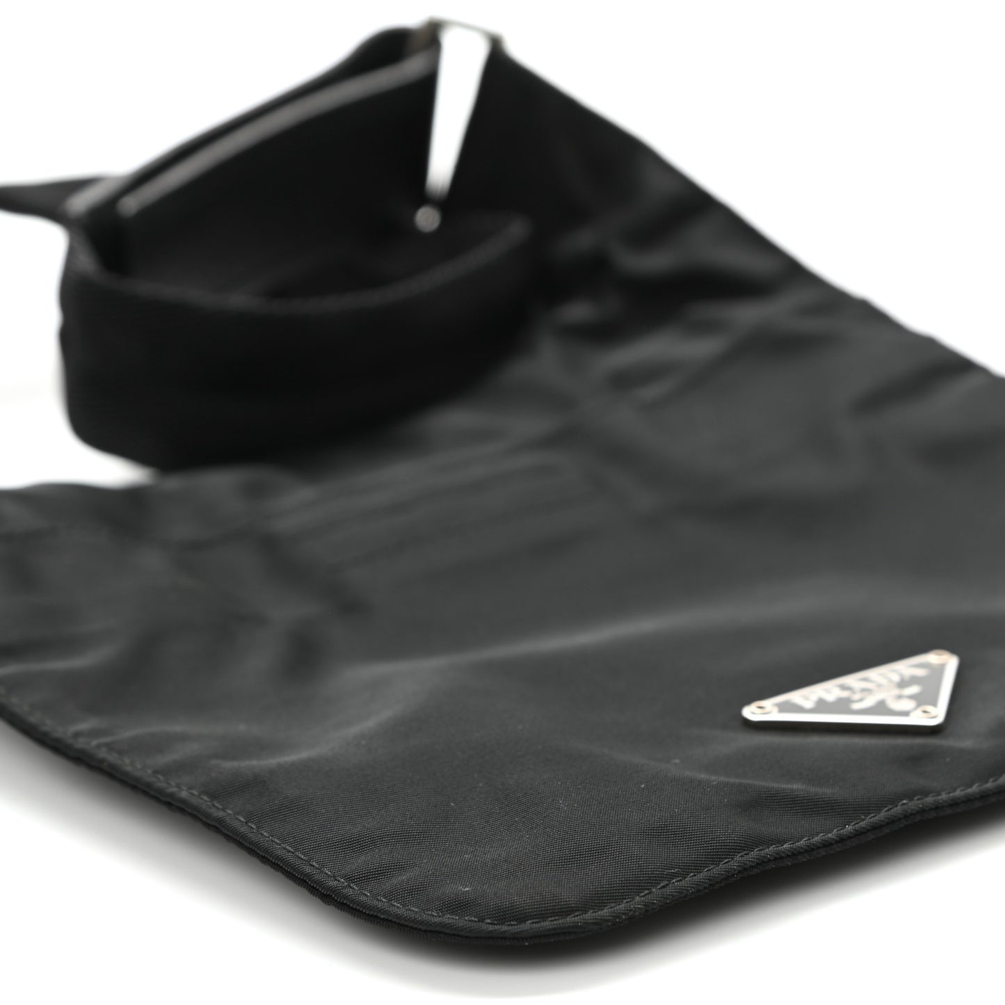 Tessuto Nylon Sport Shoulder Bag Black