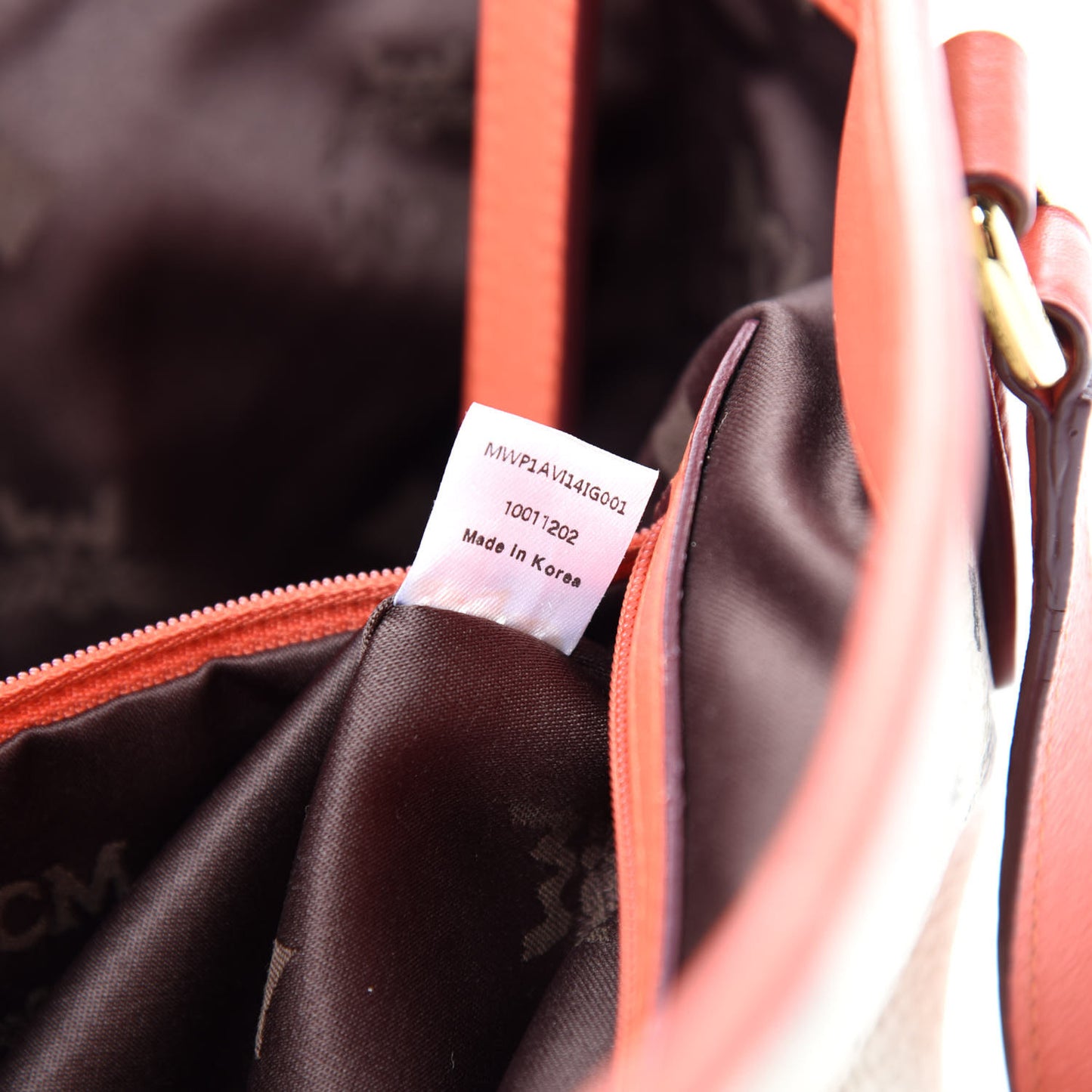Visetos Shopping Tote Beige Orange