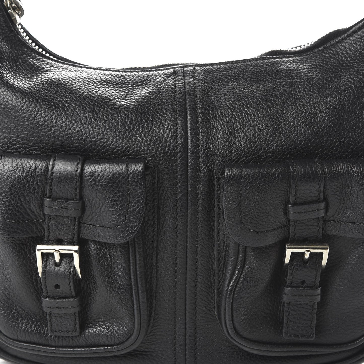 Vitello Daino Hobo Black