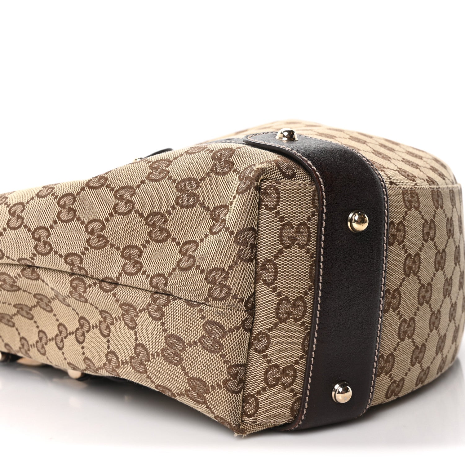 Gucci Monogram Medium Pelham Shoulder Bag Dark Brown 9 of 10