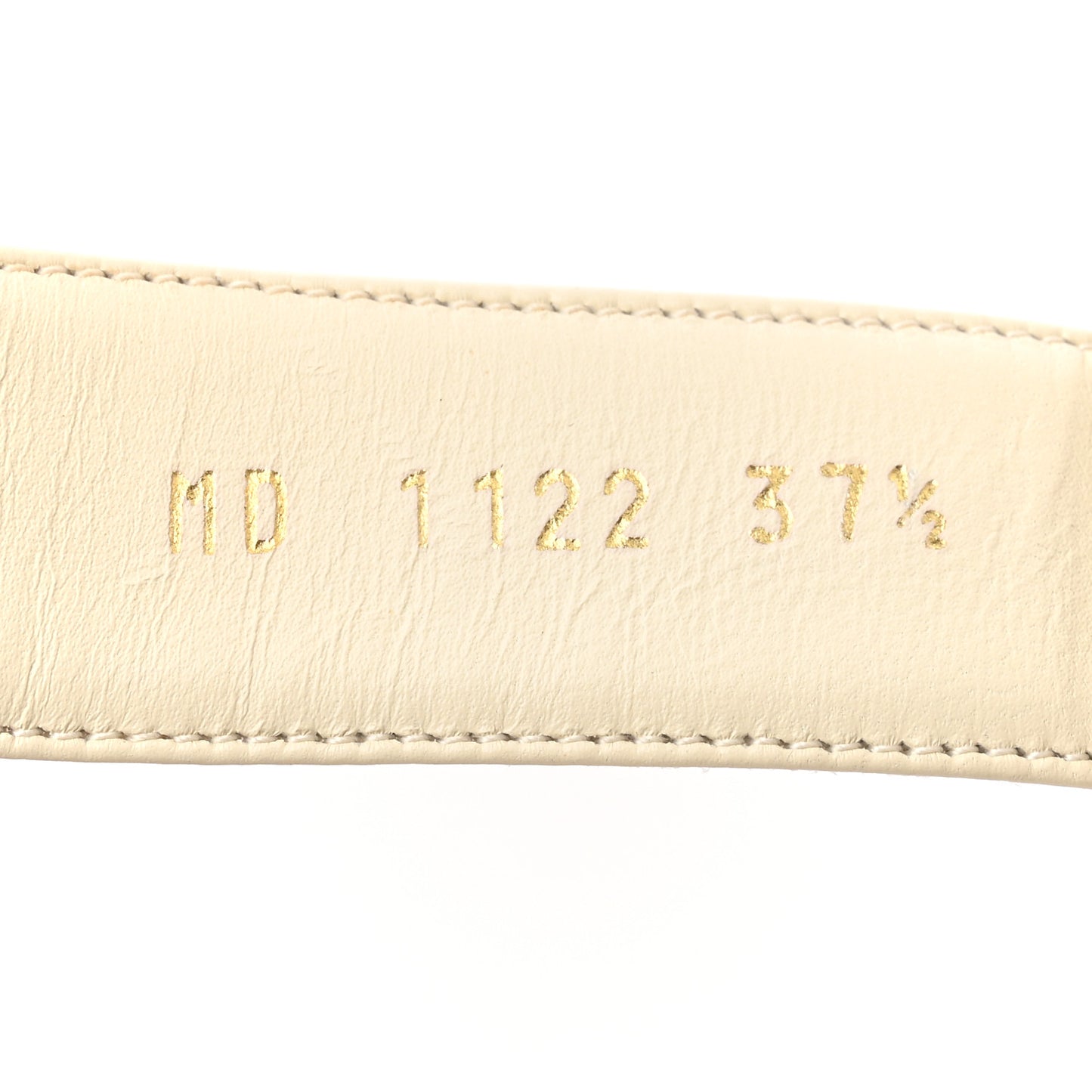 Lambskin Dioract 10mm Slide Sandals 37.5 Off White
