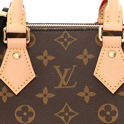 Louis Vuitton Monogram Speedy Bandouliere 20 Black 7 of 9
