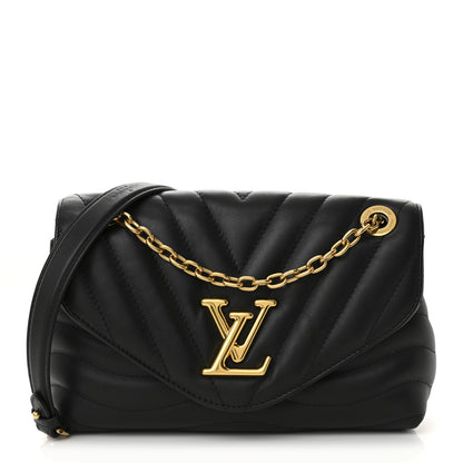 Louis Vuitton Calfskin LV New Wave Chain Bag Black 1 of 10