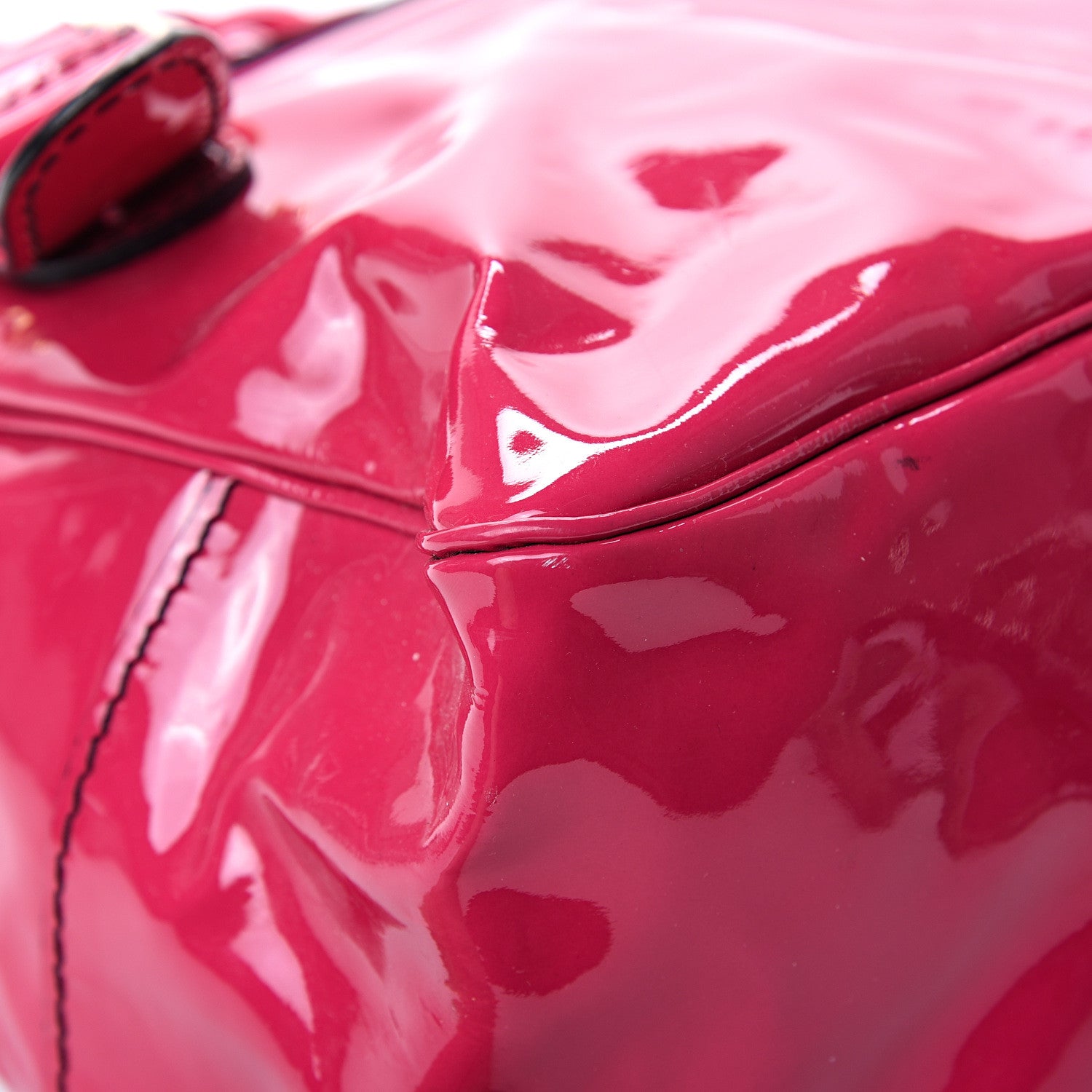 Valentino Garavani Patent Large Histoire Pink 10 of 19