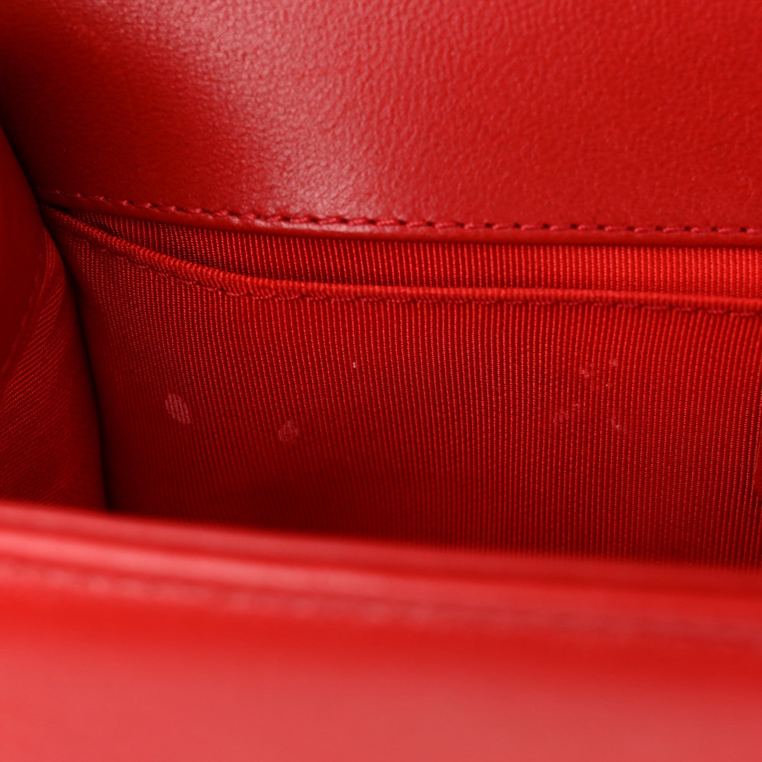 Chanel Lambskin Quilted Medium Boy Flap Red 11 of 12