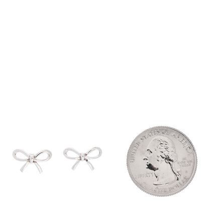 Tiffany Sterling Silver Bow Earrings 2 of 5