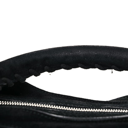 Balenciaga Baby Daim Suede Classic Silver Hardware City Black 24 of 35