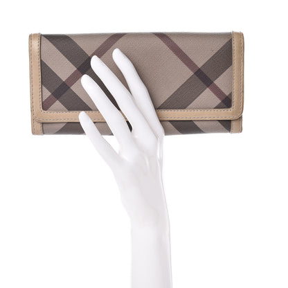 Burberry Smoked Check Continental Wallet Trench 2 of 12