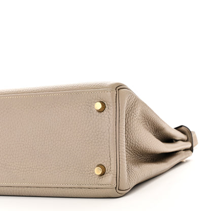 Hermes Togo Kelly Retourne 28 Gris Tourterelle 10 of 10
