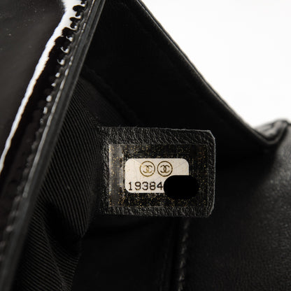 Chanel Patent Calfskin Quilted Small Boy Flap Burgundy 7 of 7