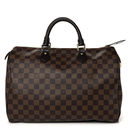Louis Vuitton Damier Ebene Speedy 35 1 of 13