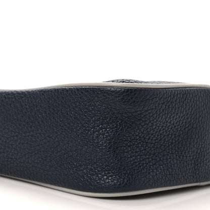 Versace Grained Calfskin Pop Medusa Messenger Bag Blue Nights Cloud 7 of 11