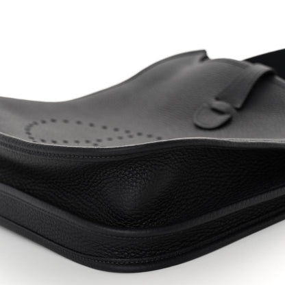 Hermes Taurillon Clemence Evelyne III PM Caban 10 of 10
