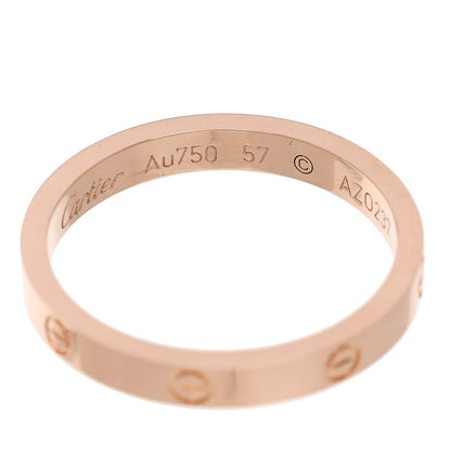 Cartier 18K Pink Gold Diamond Ceramic LOVE Ring Set 57 8 5 of 5