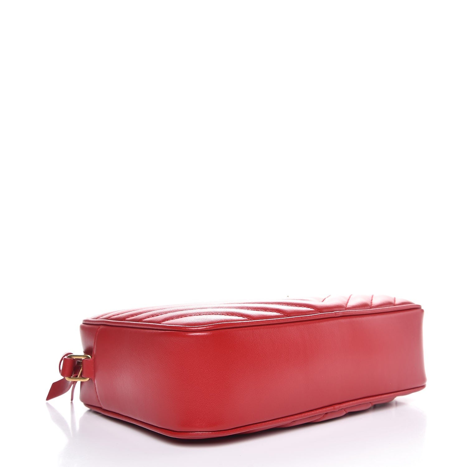 Saint Laurent Calfskin Matelasse Monogram Lou Camera Bag Red 4 of 7