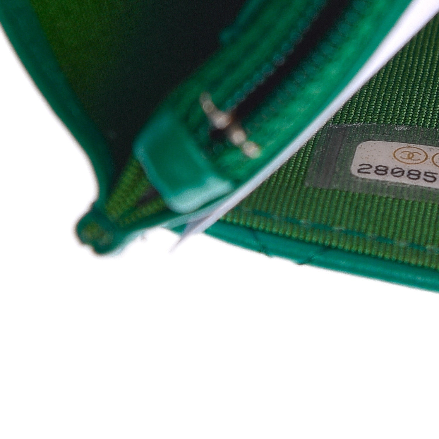 Chanel Aged Calfskin Quilted Reissue Wallet On Chain WOC Green 8 of 11