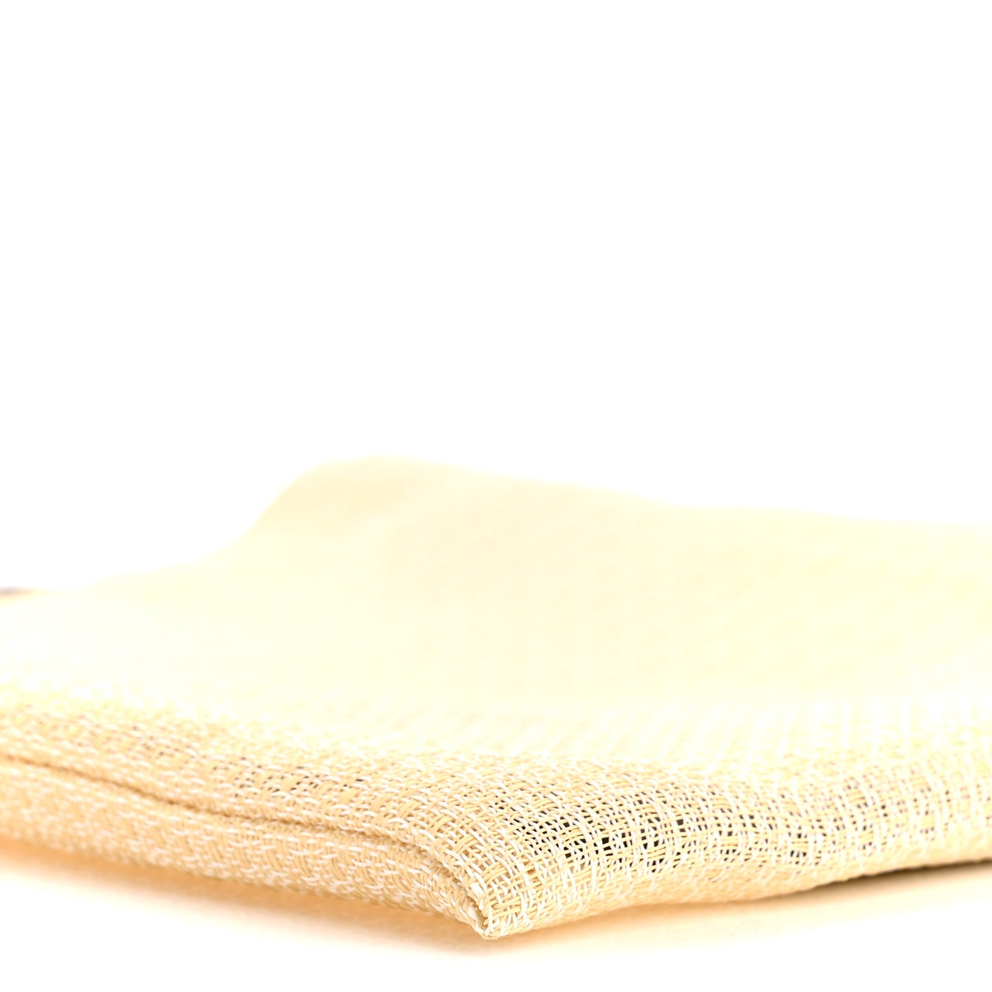 Mesh Saddle Calfskin Mini Barn Tote Bag Ivory
