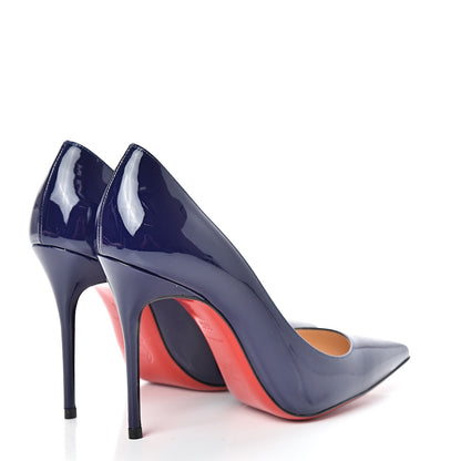 Christian Louboutin Patent Decollete 554 100 Pumps 35.5 Purple Pop 4 of 9