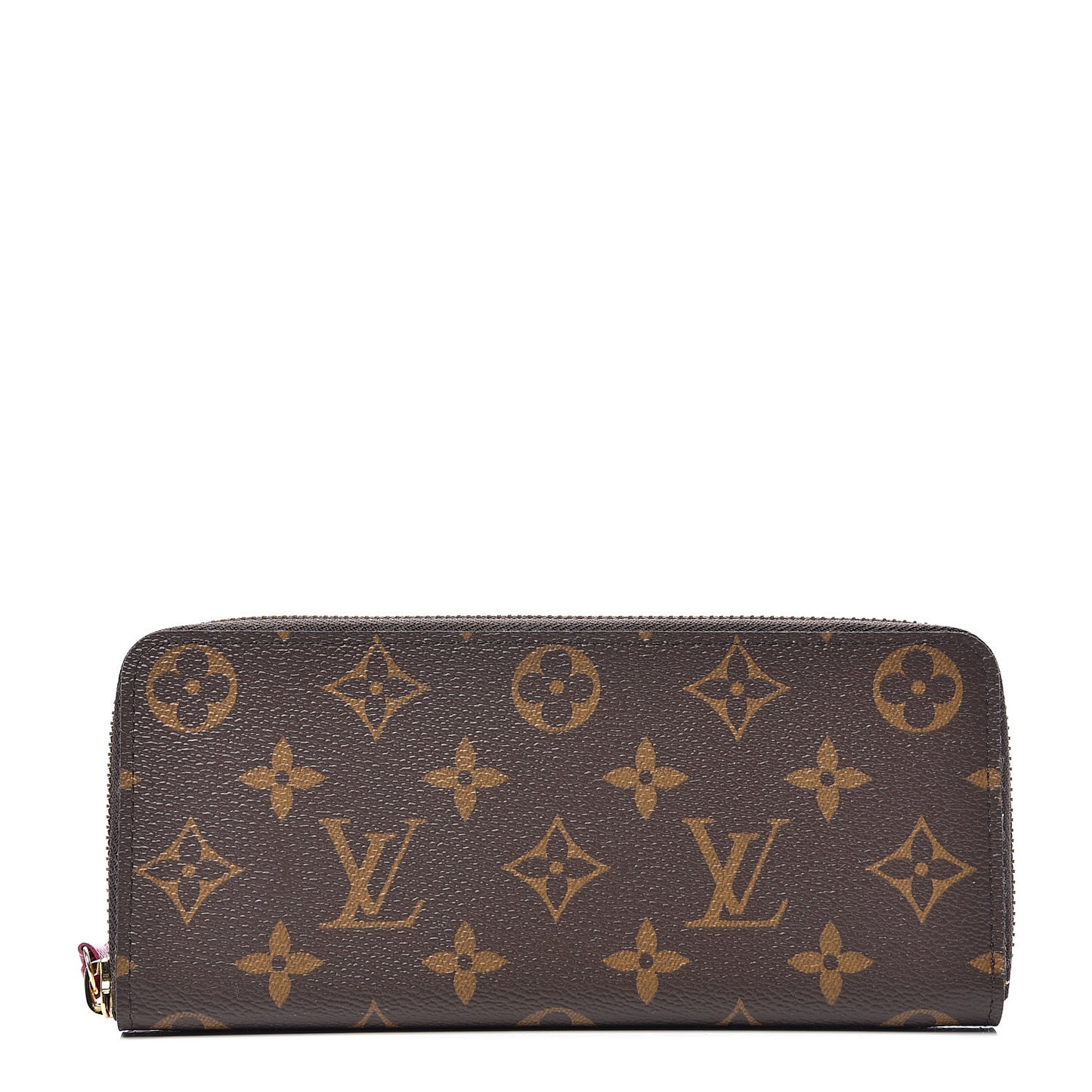 Monogram Clemence Wallet Fuchsia