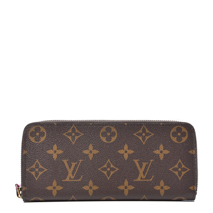 Louis Vuitton Monogram Clemence Wallet Fuchsia 1 of 5