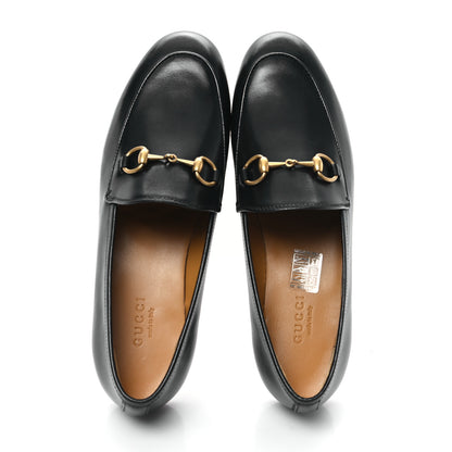 Gucci Calfskin Womens Jordaan Loafers 35.5 Black 2 of 11