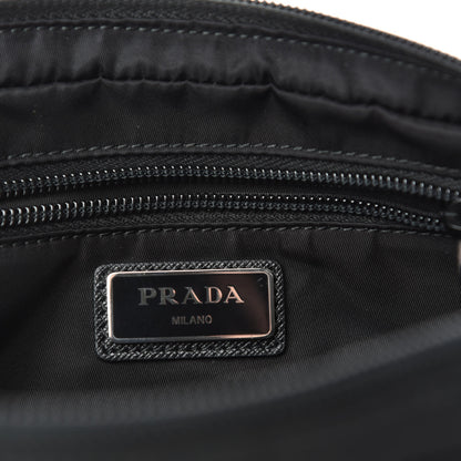 Prada Tessuto Nylon Saffiano Belt Bag Black 8 of 11