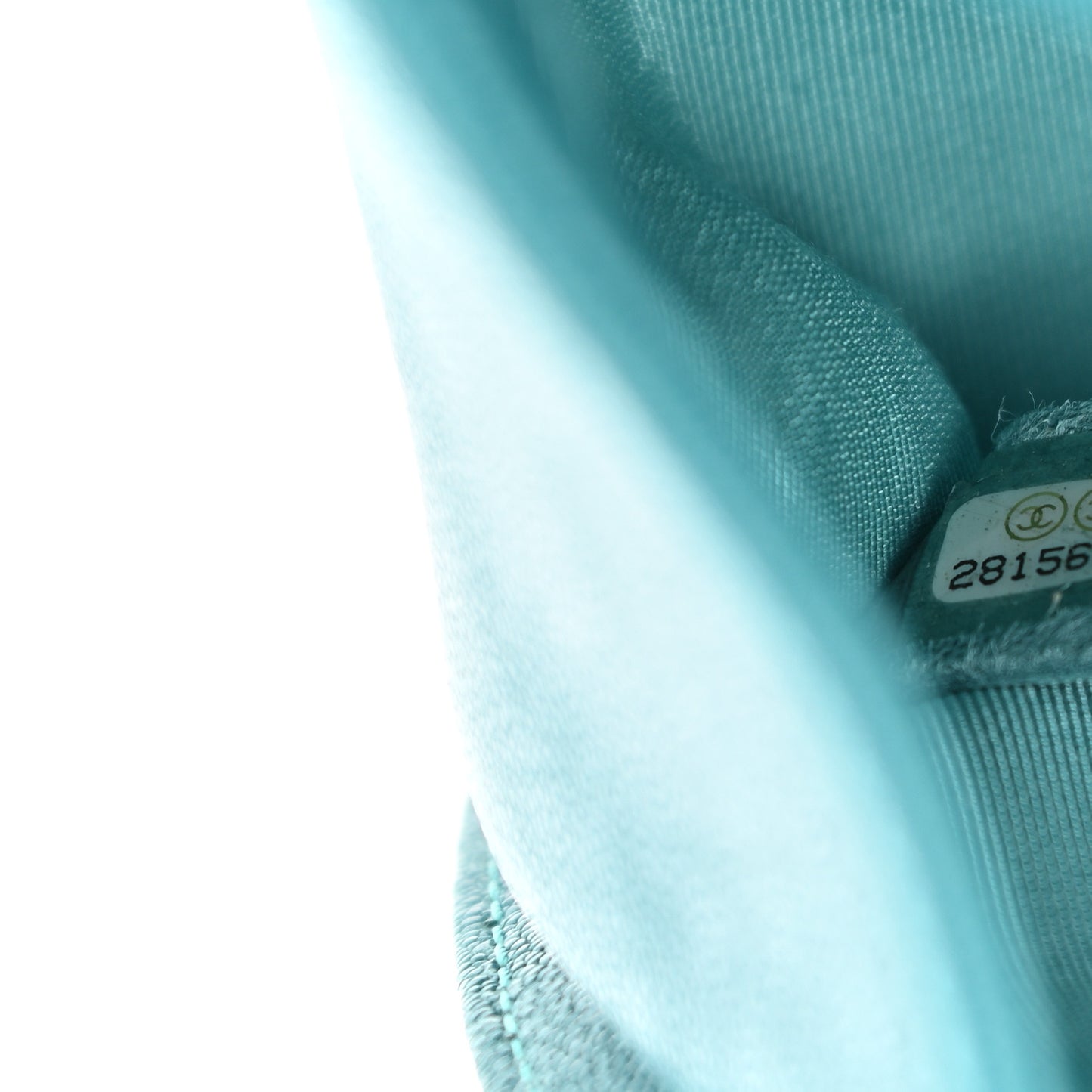 Caviar Quilted Medium Boy Flap Turquoise