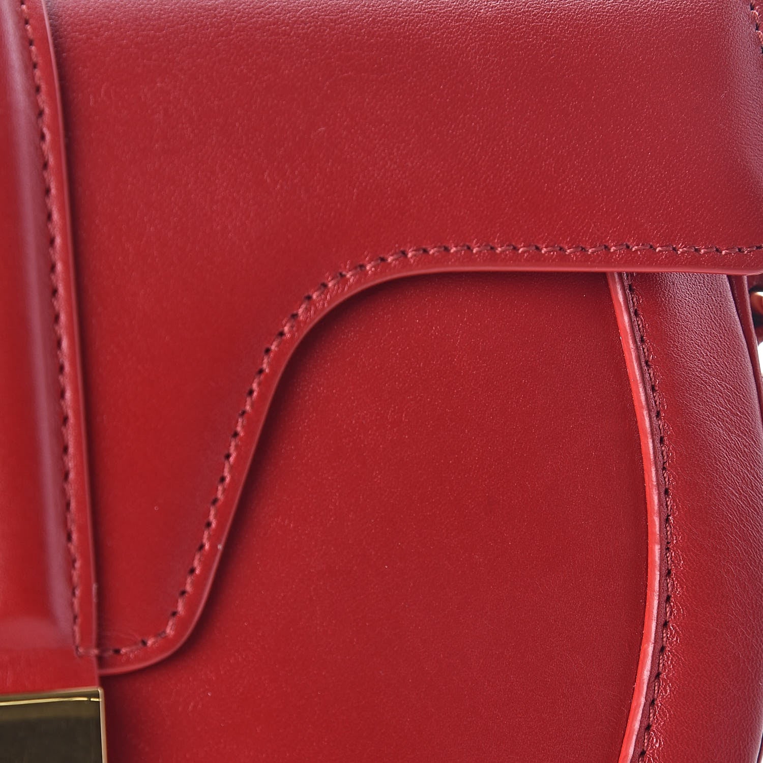 Celine Satinated Calfskin Besace Small 16 Red 15 of 16