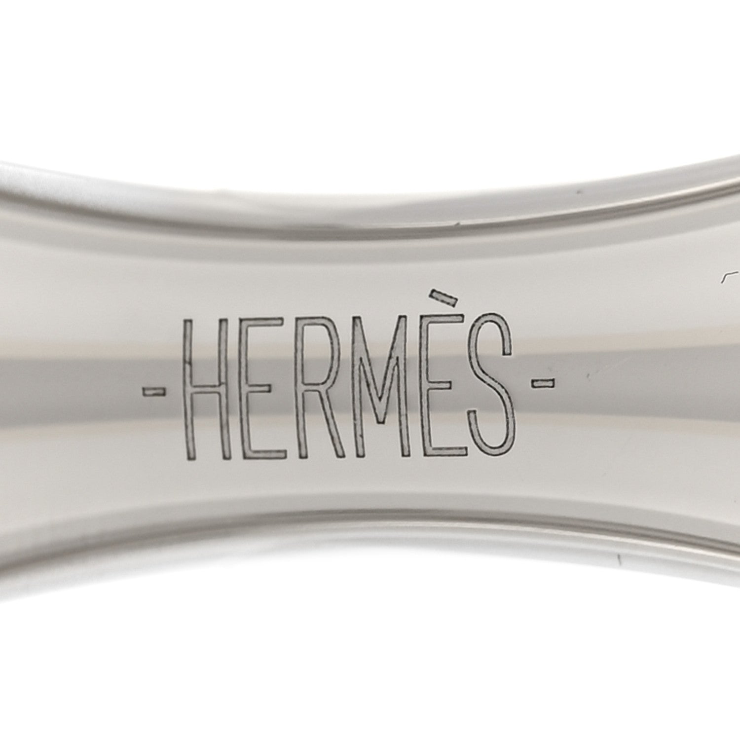 Hermes Palladium Chaine D'Ancre Scarf Ring 3 of 4