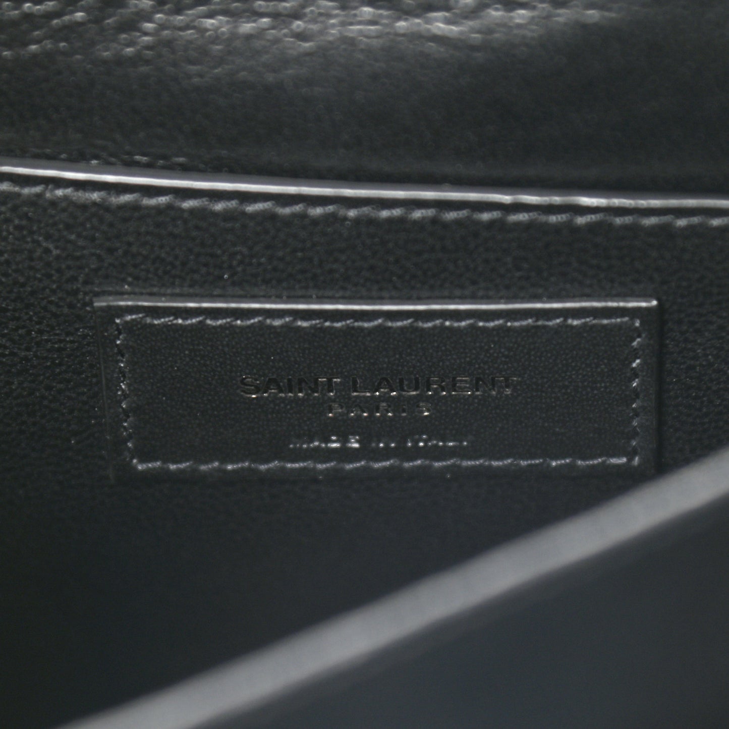 Patent Embossed Small Le Monogramme Satchel Black