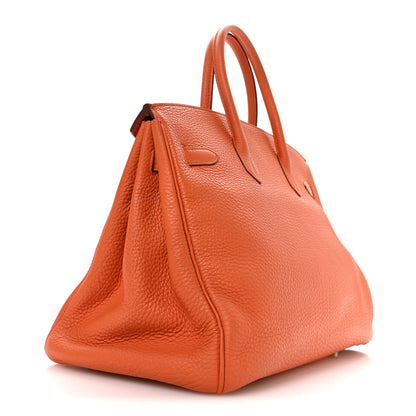 Hermes Togo BIRKIN 35 Orange 3 of 10