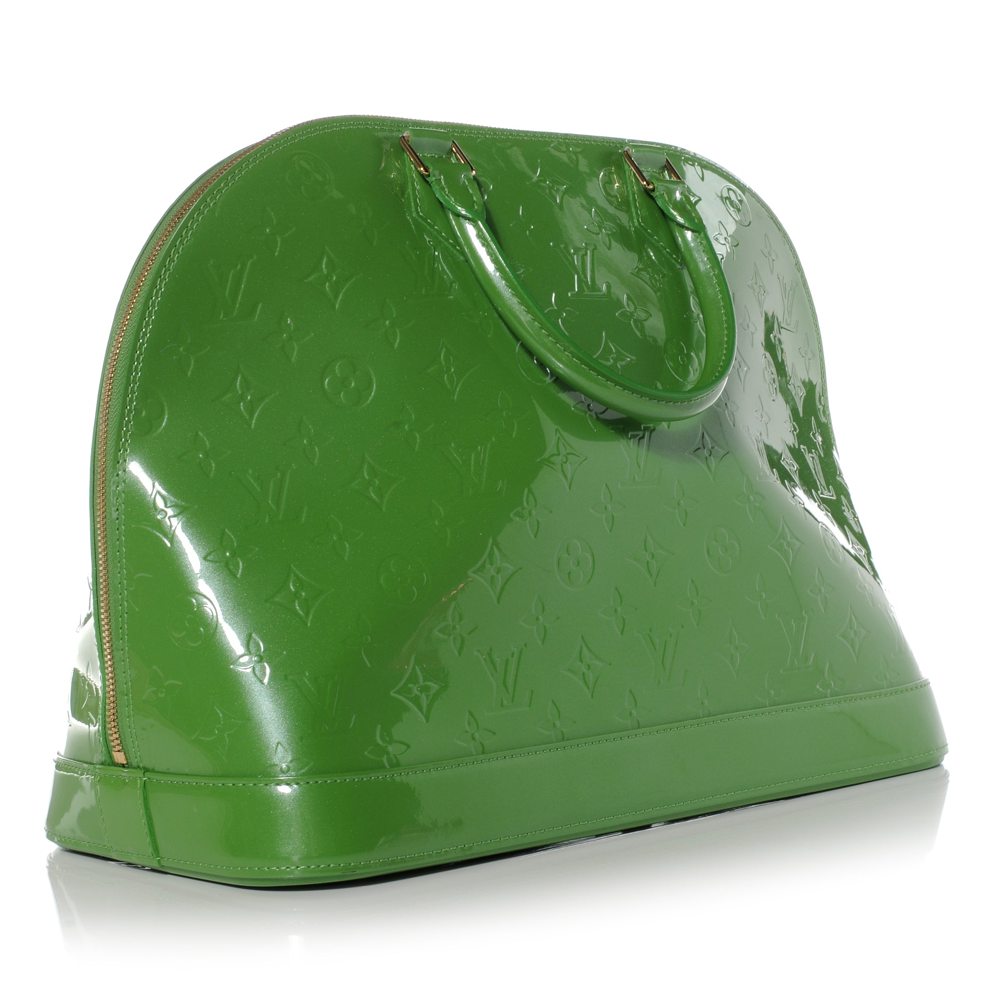 Louis Vuitton Vernis Alma GM Vert Tonic 3 of 7