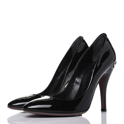 Gucci Patent Calfskin Pumps 38 Black 3 of 13