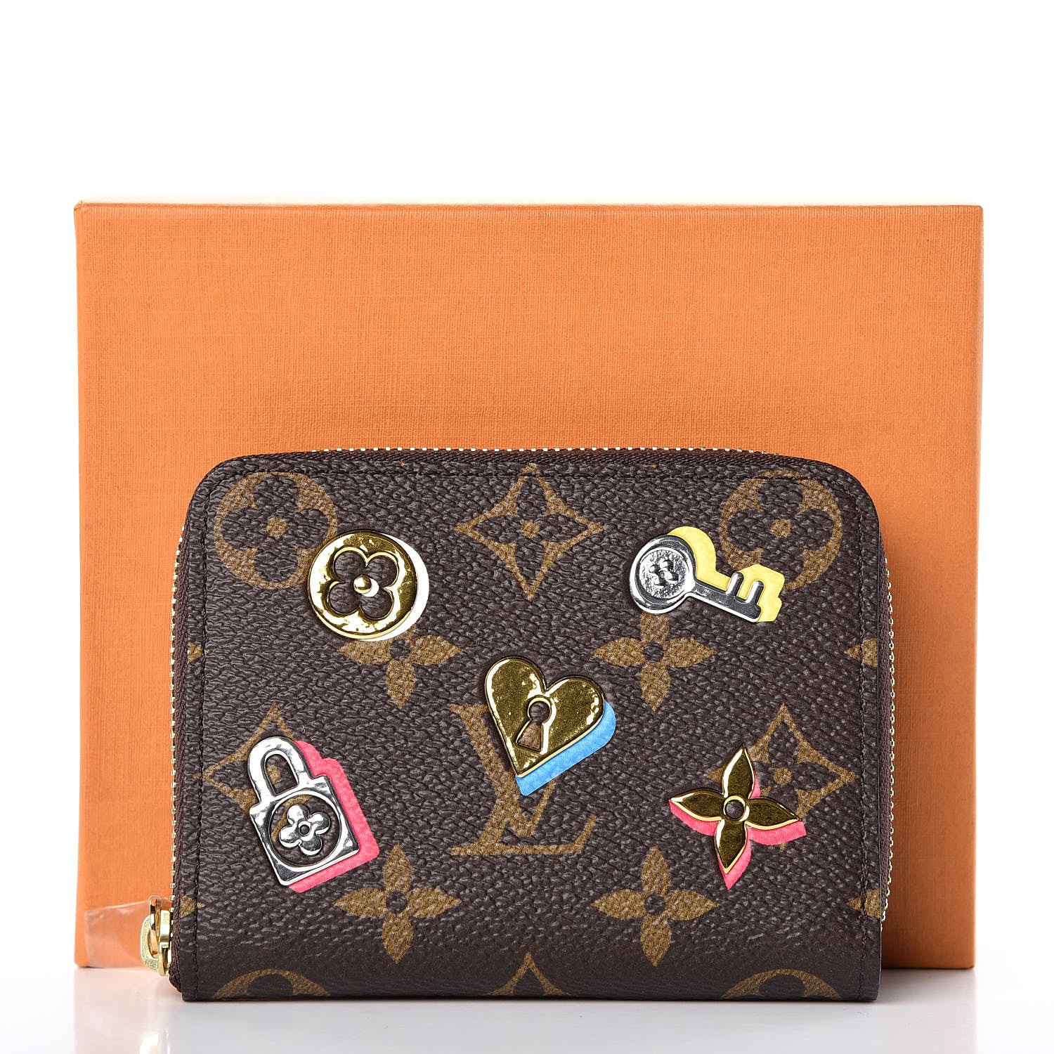 Louis Vuitton Monogram LV Love Lock Zippy Coin Purse 8 of 8