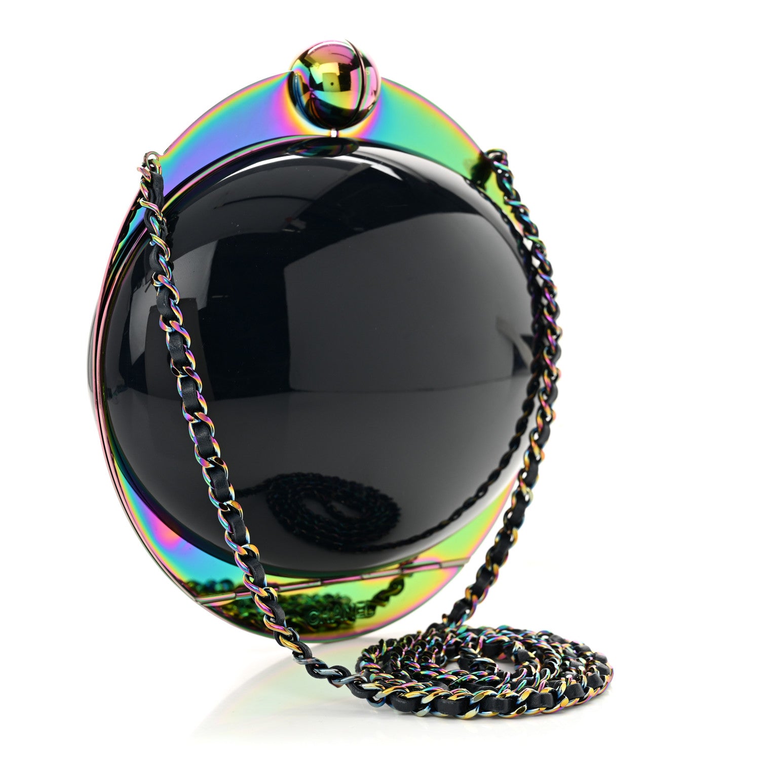 Chanel Resin CC Evening On The Moon Minaudiere Multicolor 3 of 11