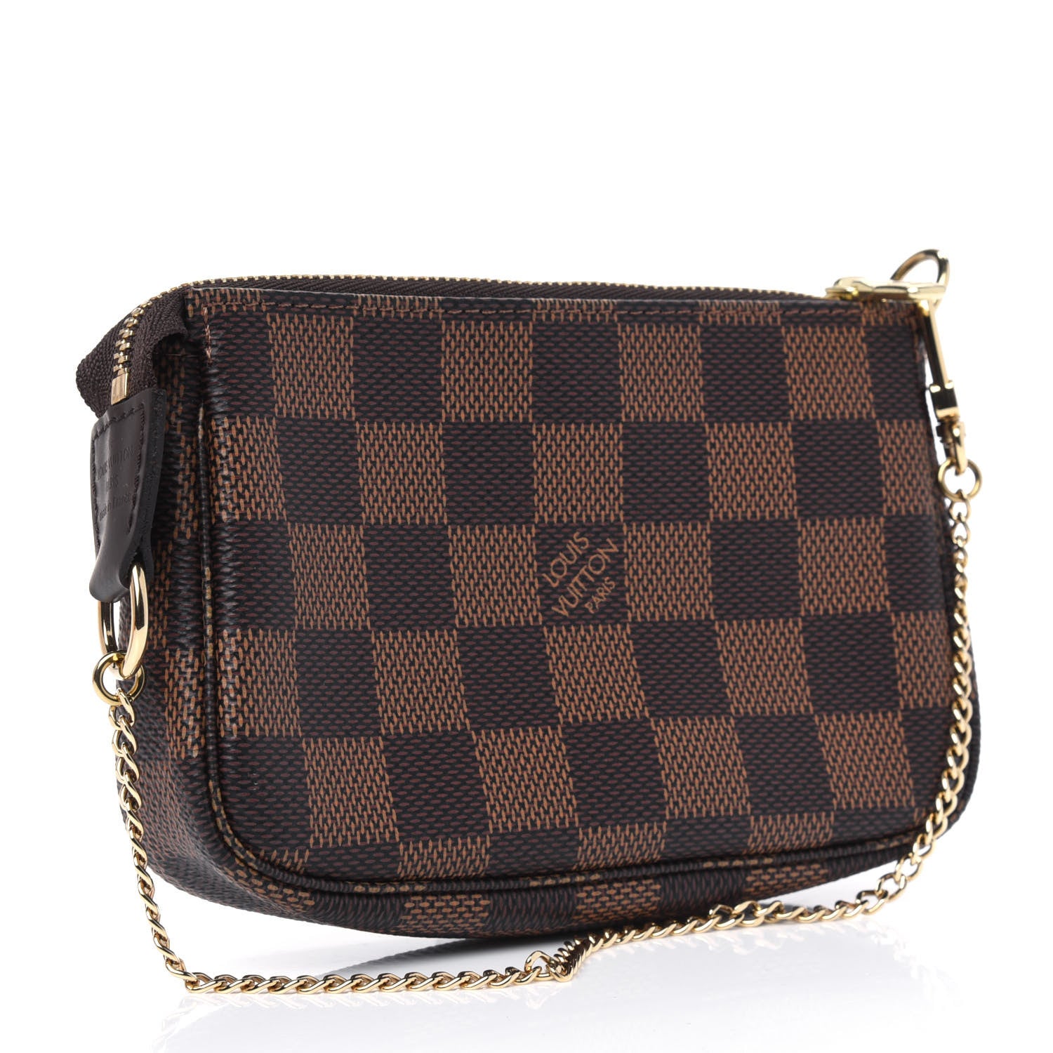 Louis Vuitton Damier Ebene Mini Pochette Accessories 2 of 4