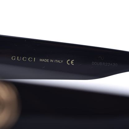 Gucci Round Frame GG0084S Sunglasses Glitter Red Green 6 of 9