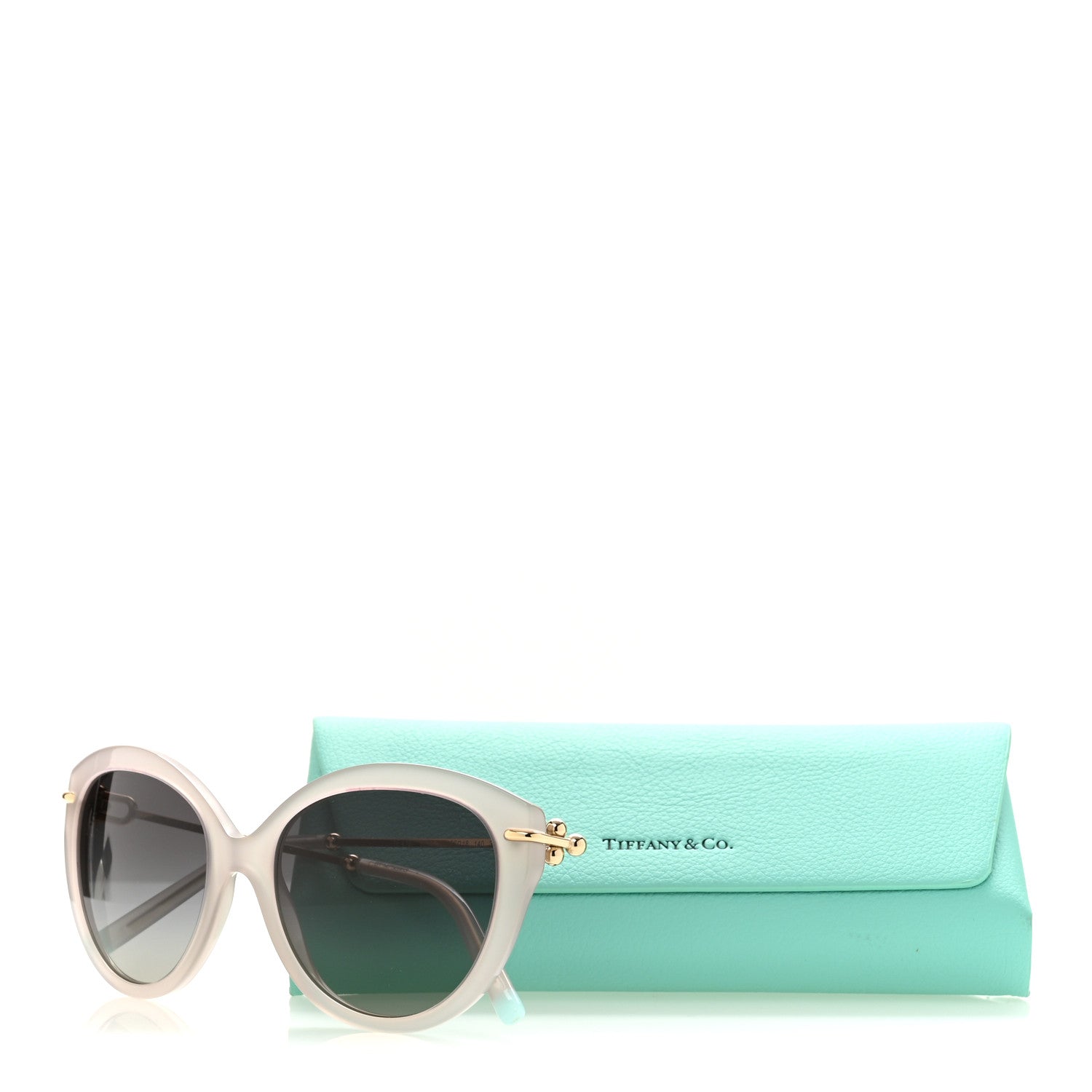 Tiffany Acetate HardWear Cat Eye Sunglasses TF4187 Grey 8 of 8