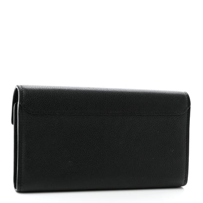 Louis Vuitton Soft Calfskin My Lockme Wallet Black 4 of 7