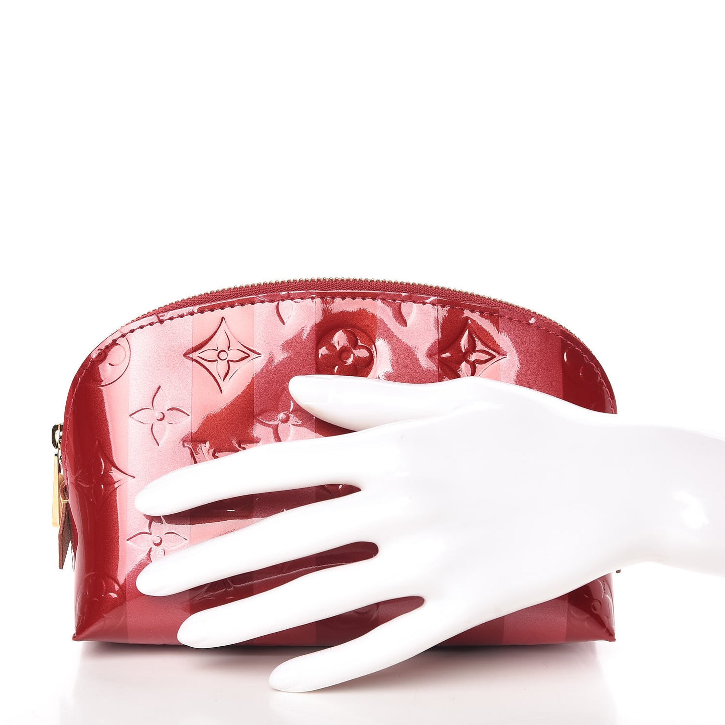 Vernis Rayures Cosmetic Pouch Pomme D'Amour