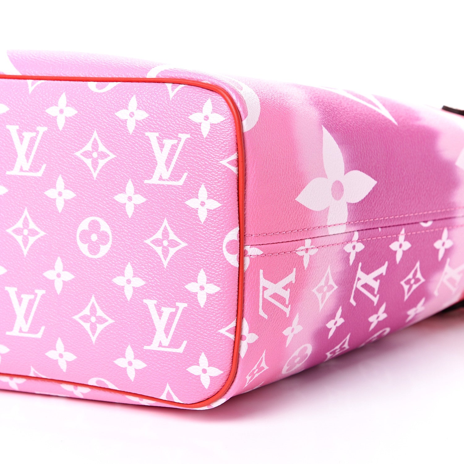 Louis Vuitton Monogram Escale Neverfull MM Rouge 11 of 12