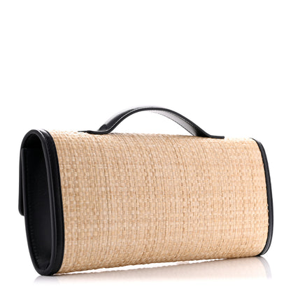 Bottega Veneta Suede Intrecciato Long Andiamo Top Handle Natural Midnight 3 of 7