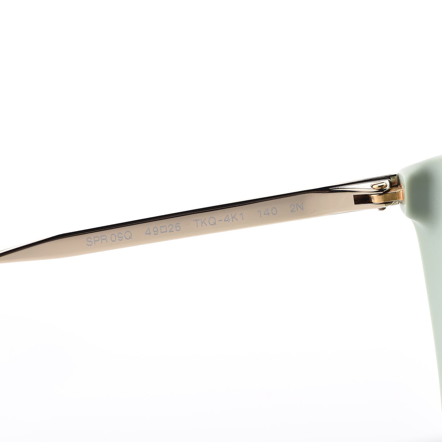 Prada Acetate Cinema Sunglasses SPR 09Q Green 5 of 7
