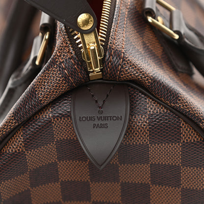 Louis Vuitton Damier Ebene Speedy 25 6 of 9