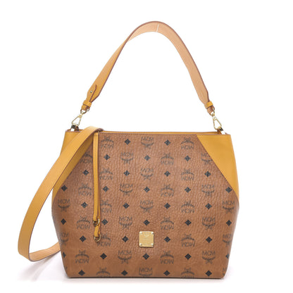 MCM Visetos Medium Klara Hobo Cognac Yellow 1 of 10