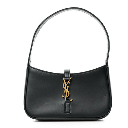 Saint Laurent Smooth Calfskin Le 5 A 7 Mini Hobo Black 1 of 11
