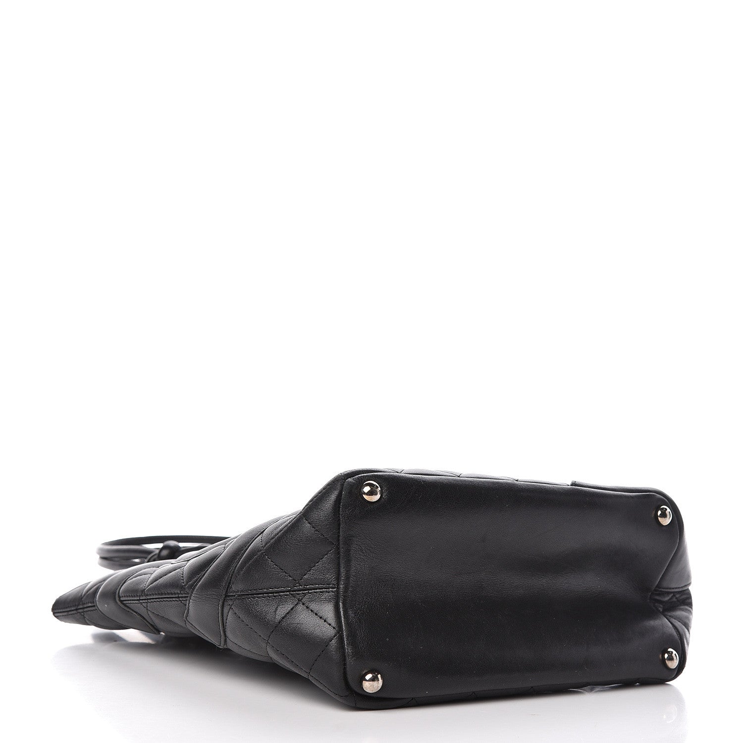 Chanel Calfskin Quilted Medium Cambon Tote Black 4 of 14