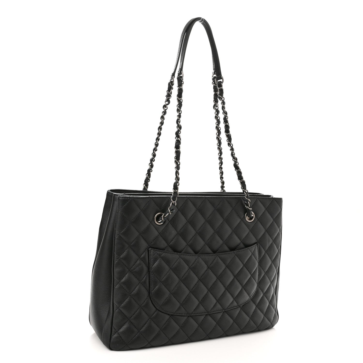 Chanel Caviar Quilted Urban Companion Shopping Tote Black 3 of 10